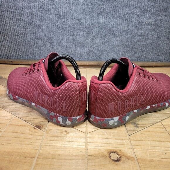 🔥 NoBull Low Superfabric Trainer Cabernet Red Mens Size 7.5 / Womens Size 9 - Picture 7 of 11